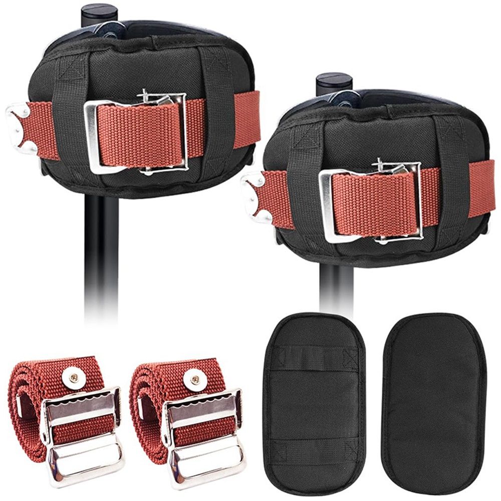 2 Packs Drywall Stilt Replacement Parts, Comfort Stilt Pads Protective Padded Leg Bands for Drywall, Nylon Adjustable Stilt Leg Straps, Suitable for Home Decoration, Street Performance - Image 2