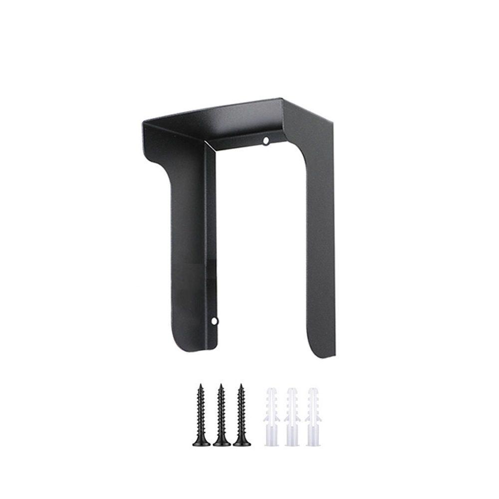 Outdoor Black Doorbell Rain Anti-Glare Cover, Steel Weather-Blocking Camera Cover Glare Sun Shade Protection for Most Video Doorbells - Image 1
