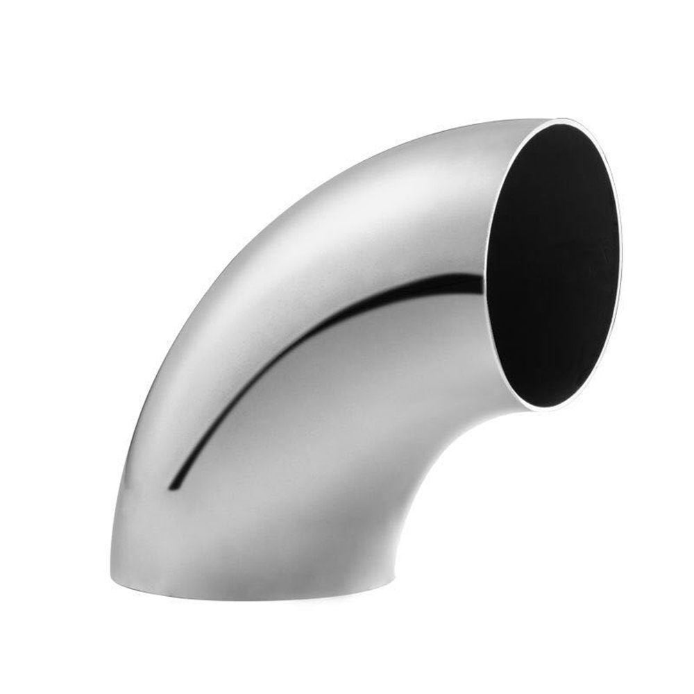 3 Inch 90 Degree 304 Stainless Steel Bend Tube Exhaust Elbow Pipe for Car Customized Modified Exhaust System-4pcs - Image 2