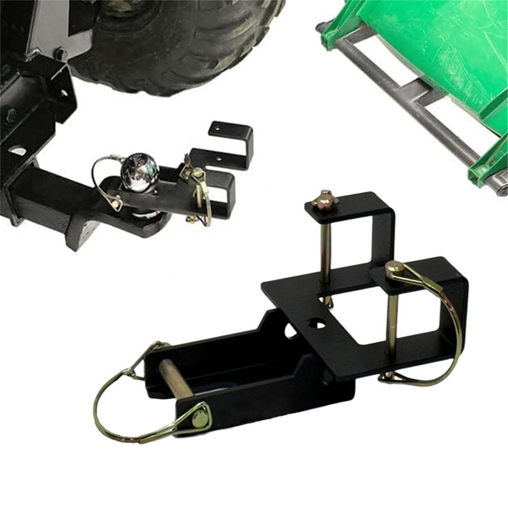 Premium Combo Hitch, Haul Pin Hitch, Handled Lawn, and Garden Equipment, or Wheeled Garbage Cans - by Garbage Commander - Image 2