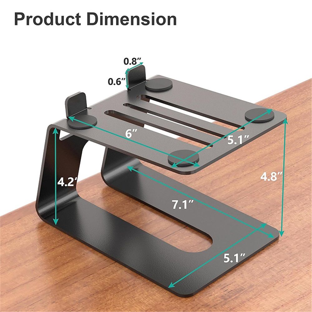 Desktop Speaker Stands with Vibration Absorption Pads, Metal Speaker Stands Pair Support Up to 10lbs,Bookshelf Speaker Stands for Better Audio Experience - Image 3