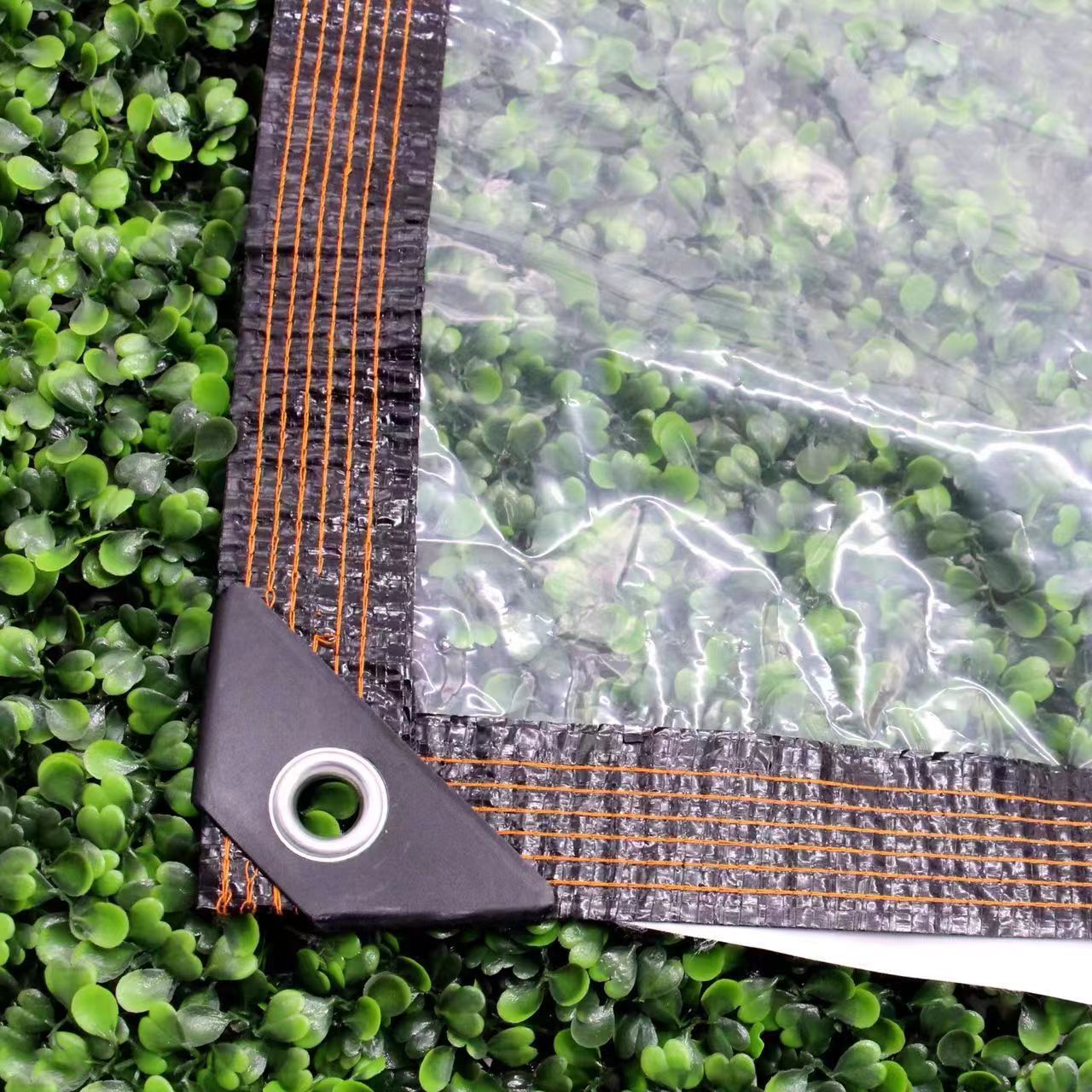 Tarps Heavy Duty Waterproof - 8.2x10FT Clear Vinyl Tarp with Grommets - Greenhouse Plastic Sheeting for Garden, Transparent Poly Tarpaulin - Snowproof Plant Cover for Patio Porch Camping - Image 5