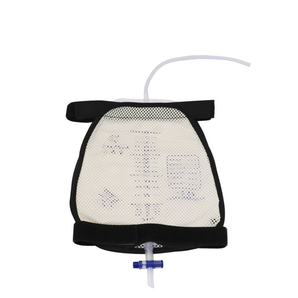 Leg Bag Mesh Holder with Pocket for Urine Collection Bags Nephrostomy Foley Urinary Catheter Stabilization Device Suprapubic Drainage Cath Supplies Wheelchairs Men Women （Only fixed package） - Image 1