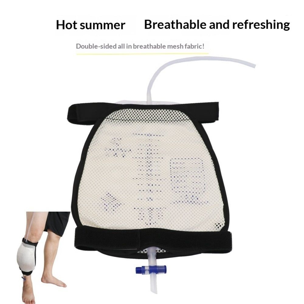 Leg Bag Mesh Holder with Pocket for Urine Collection Bags Nephrostomy Foley Urinary Catheter Stabilization Device Suprapubic Drainage Cath Supplies Wheelchairs Men Women （Only fixed package） - Image 4