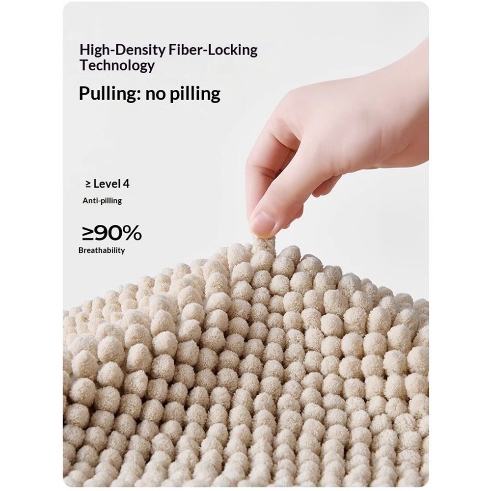 Non-Slip Bath Rug,Extra Soft Microfiber Bedroom Shag Carpet with Anti-Slip Backing,Water/Dust Absorbent Fast Dry Shower Mat,Sound Insulated Stairs Pad,Machine Washable (15 x 23 Inches) - Image 4