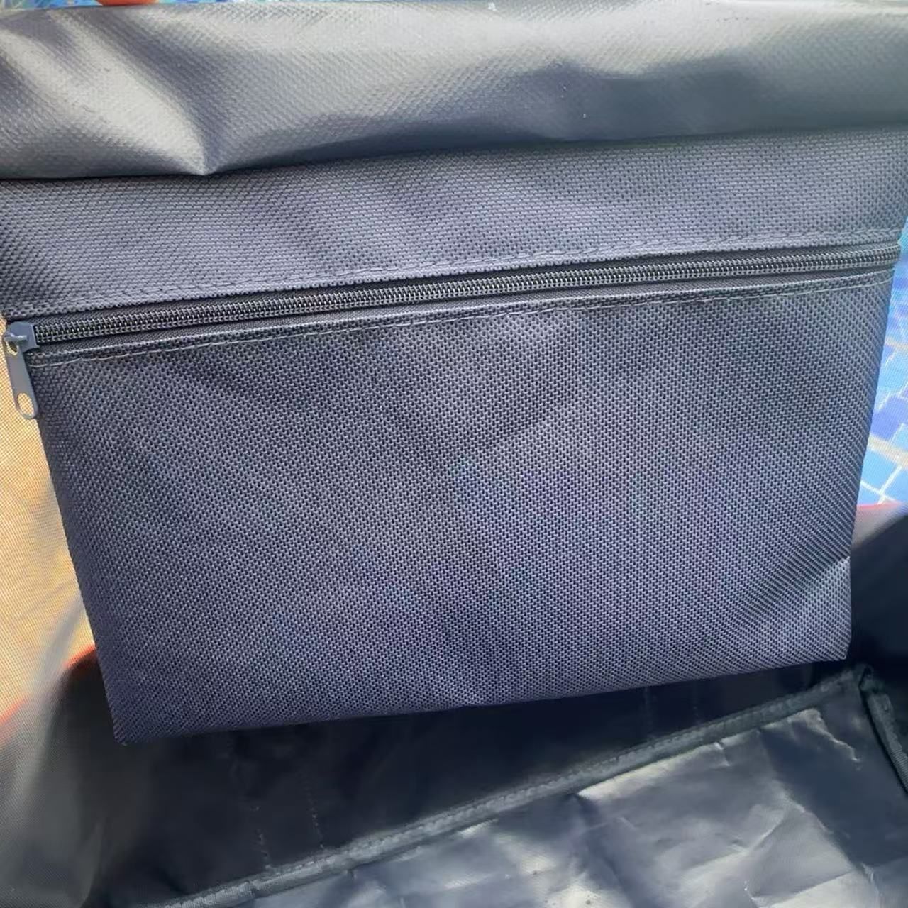 Black-color Mesh Beach Bag Family - Large Tote Bag for Cruise Pool Toys Beach Vacation Essentials（60*17*34cm） - Image 4