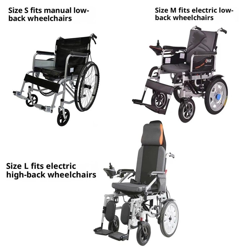 Wheelchair Cover,Electric Wheelchair Cover,Wheelchair Cover for Storage,Waterproof Mobility Scooter Cover, Protector from Dust Dirt Snow Rain Sun Rays,Rolling Walker Cover ,Indoor use (M) - Image 3