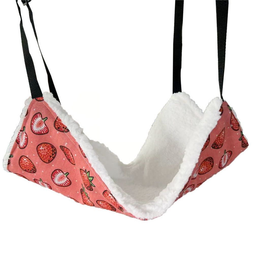 Cat Hammock Bed for Cage - 22x18 inch Adjustable Hanging Cat Bed Reversible hammocks for Indoor Cats, Soft Perch, Sleeping and Resting Sleepy Pad for Kitten Ferret Puppy or Small Pet(L) - Image 1