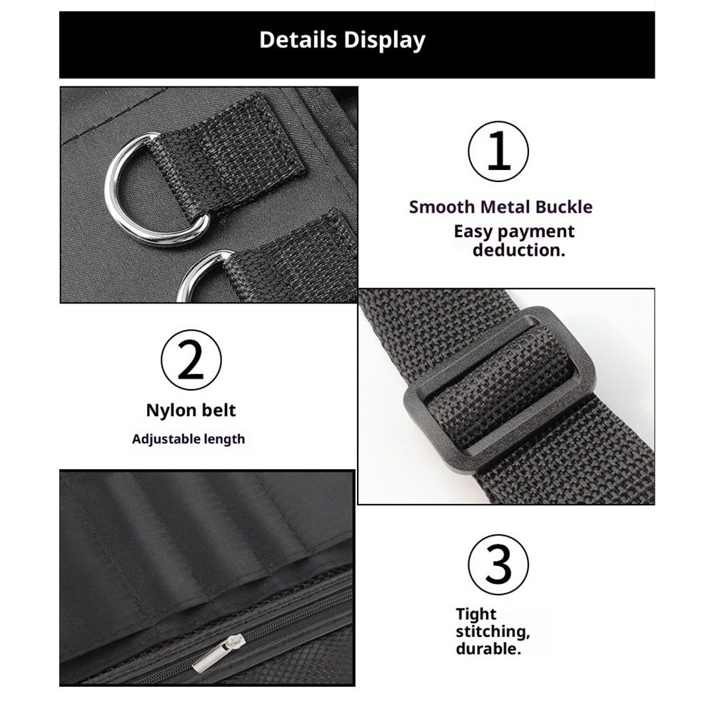 Professional Makeup Apron - Makeup Artist Brush belt , Brush Pouch Holder Multi Pockets with Belt Strap Bag (Brushes Not Included) - Image 5