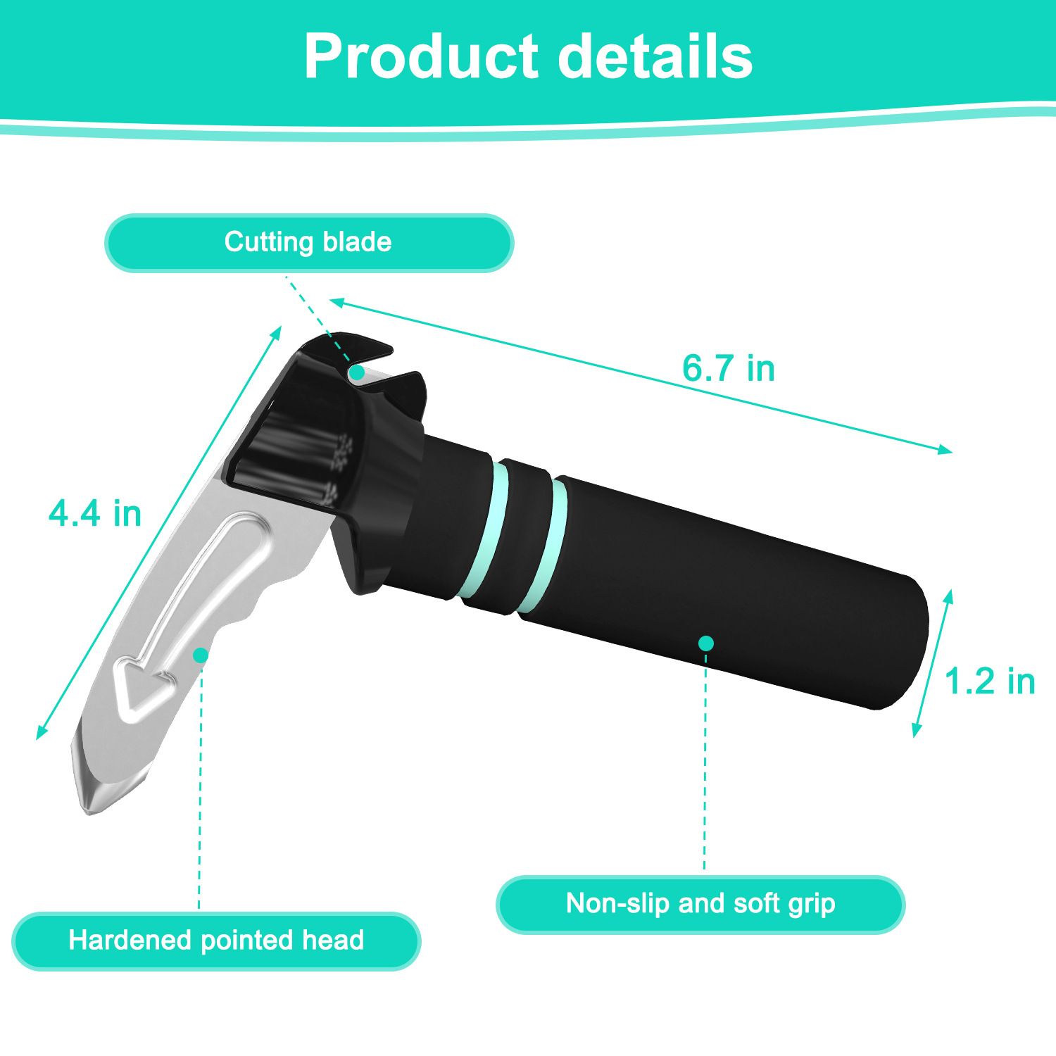 2 pack Car Door Handle for Elderly: Non-Slip Grip and Sturdy Assist Support - Fits Most Vehicles for Easy Getting in and Out of Car - Helpful for Seniors Handicapped Pregnant Women Children - Image 4