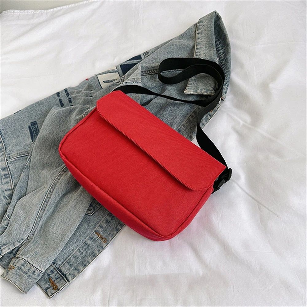 Lightweight Messenger Bag for Men, Medium Classic Crossbody Flap Casual Satchel Crossbody Courier Bag for Men - Image 2