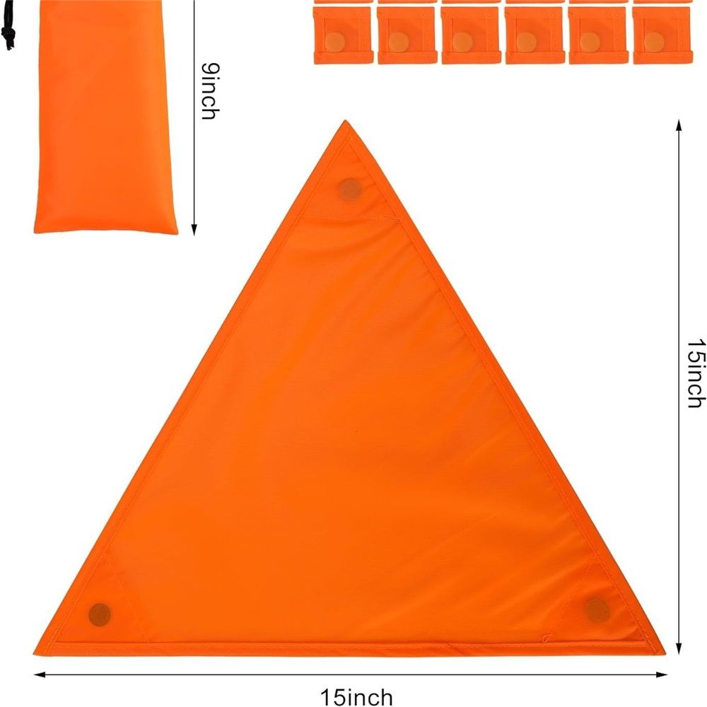 Set of 4 Safety Hunting Blind Panel Set – Magnetic Signal Panel with 12 Buttons & Storage Bag,Portable Blind Cover for Ground Blind Tree Stand - Image 2