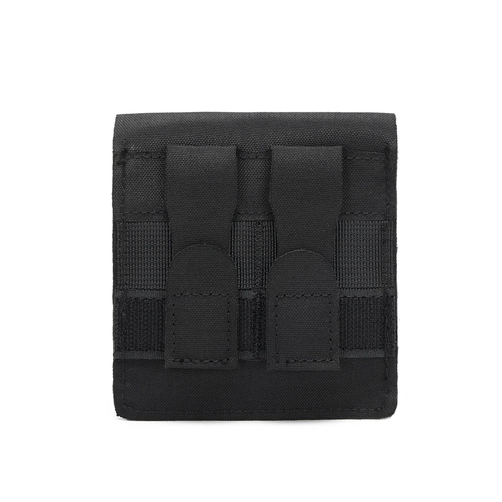 Mini Utility Pouch Essential Pouch General Purpose Micro Pouch Flashlight Earplug  Bag Fit Vest and Belt（black） - Image 2