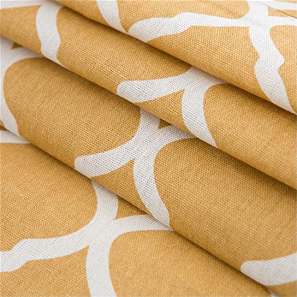 Washing Machine Organizer, Pattern with Effect Ornamental Antique Feminine Design, Anti-slip Fabric Top Cover for Washer Dryer, Yellow ,22 x 51 Inch - Image 4
