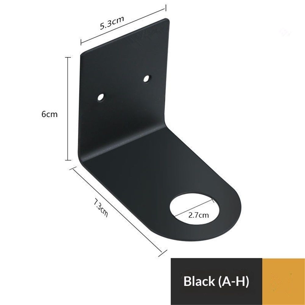 Soap Bottle Dispenser Holder Wall Mounted, Hand Pump Bottles Dispenser Stand Hanging Rack Shampoo Standing Shelf Storage Holder Bracket for Bathroom Kitchen (Black 4 Pack) - Image 4