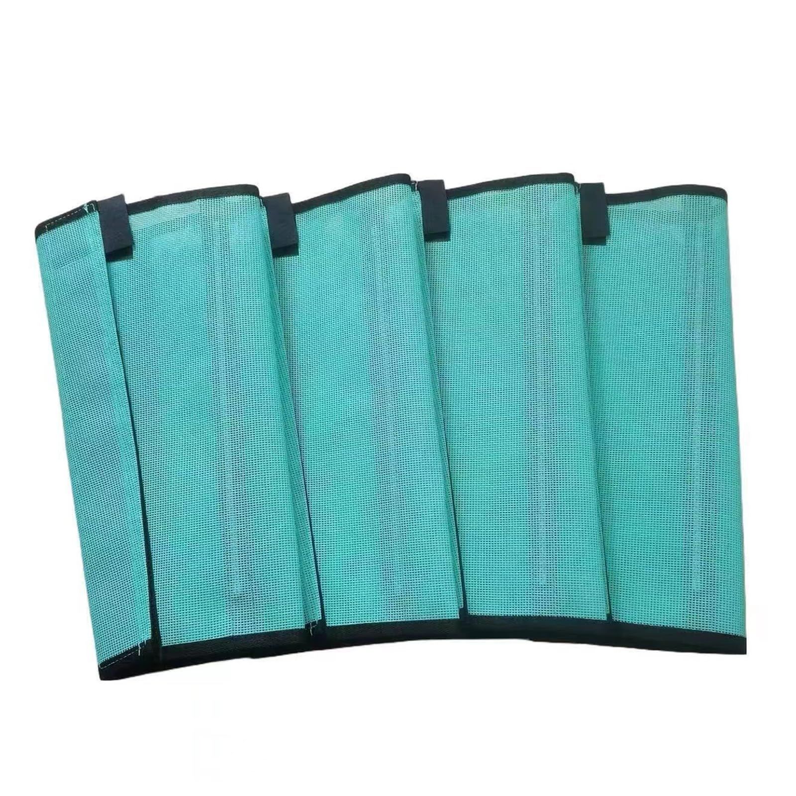 Horse Fly Boots Set of 4 - Non-Slip Leg Guards Extra Tough Mesh Ventilated, Adjustable Horse Fly Leggings Reduce Stomping & Hoof Stress & Leg Fatigue green - Image 1