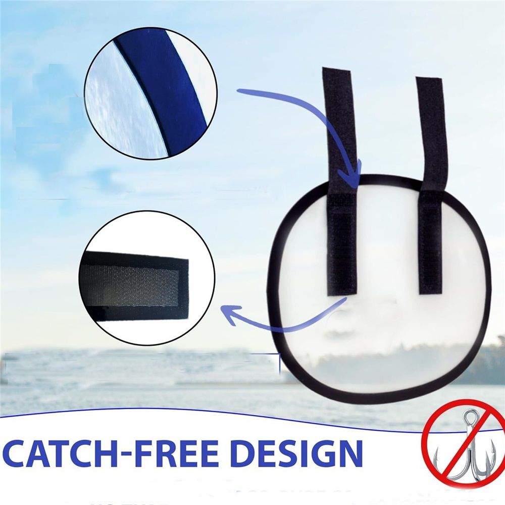 Fishing Lure Covers (6-pack) - Ultra-Durable Lure Wraps, Weatherproof & Saltwater Ready Hook Covers, Hot-Welded Snag-Proof | 3 Large and 3 Medium in a Gift - Image 3