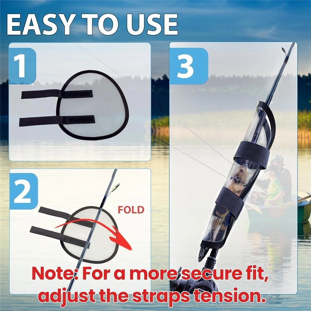Fishing Lure Covers (6-pack) - Ultra-Durable Lure Wraps, Weatherproof & Saltwater Ready Hook Covers, Hot-Welded Snag-Proof | 3 Large and 3 Medium in a Gift - Image 4