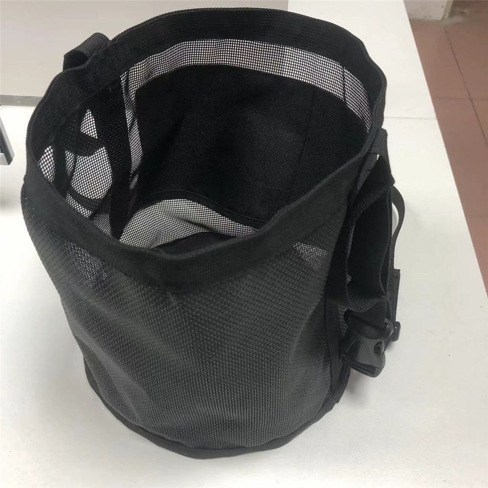 Horse Feed Bag Pack of 2, Feed Bags for Horses with Ventilation Mesh, Comfort Nose Pad Neck Pad, Adjustable Strap, Spill Proof Design for Independent Feeding Grain (M) - Image 2