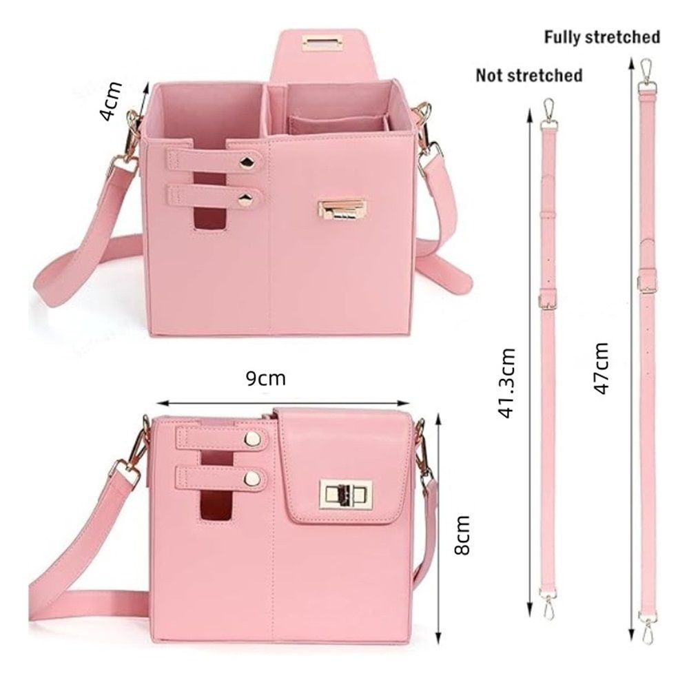 Outdoor Portable Crossbody Water Cup Storage Bag, Water Bottle Carrier Bag with Storage Pocket for Women（oniy bag） - Image 4
