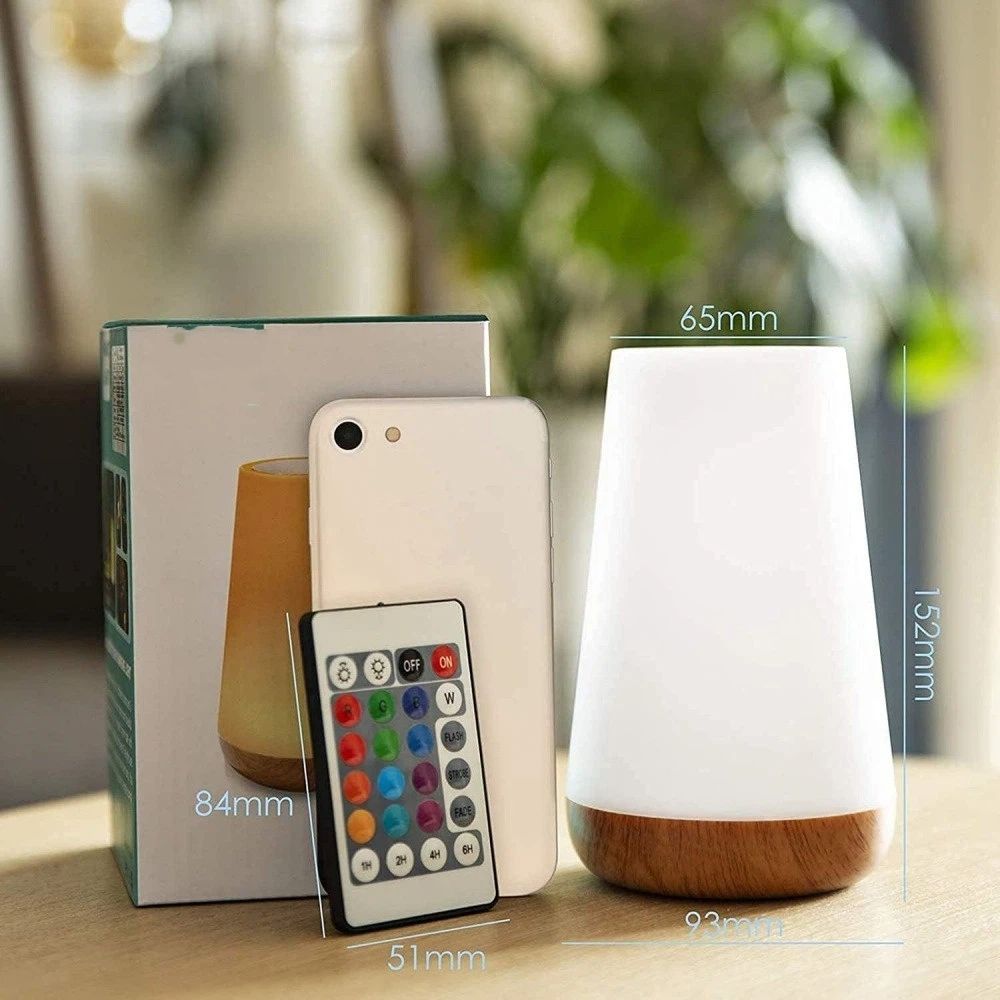 Touch Night Light for Kids: Dimmable LED Nursery Lamp for Baby - Eye-Caring Soft Warm White Light USB Rechargeable Portable Bedside for Toddlers Bedroom Living Room - Image 5