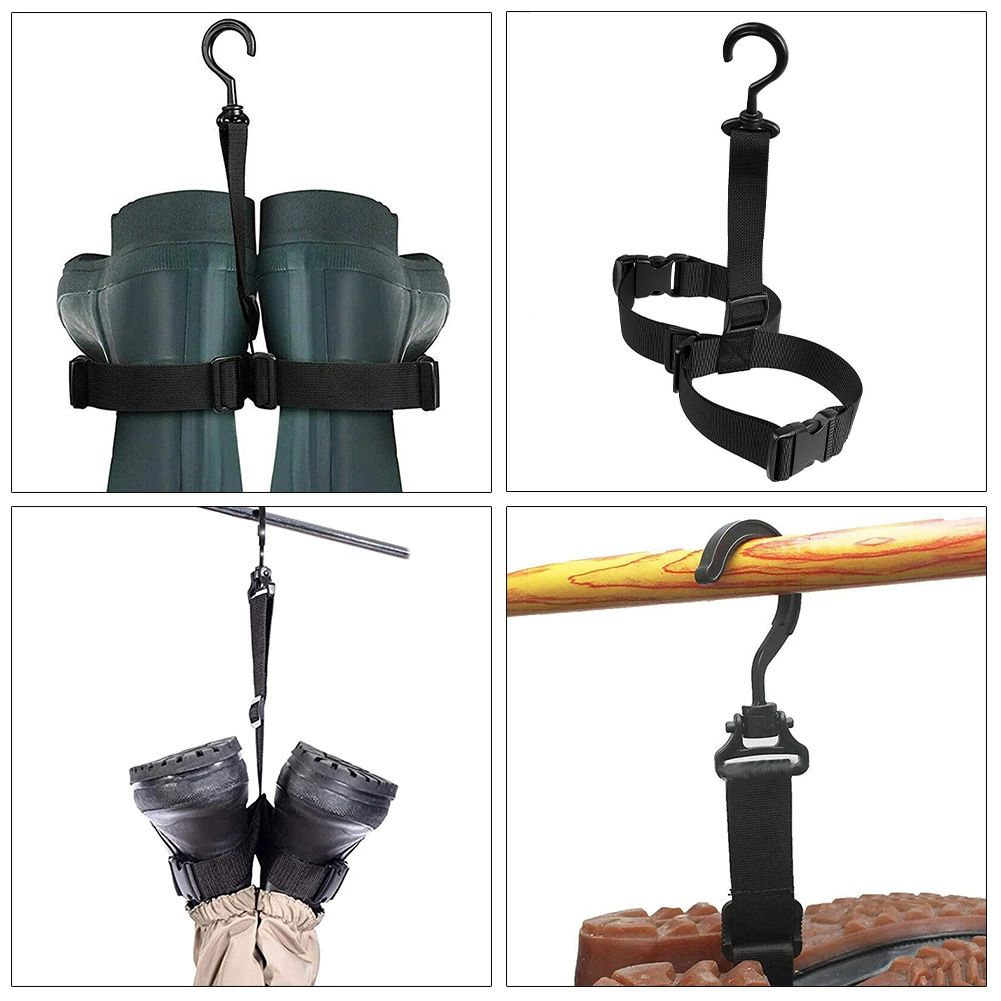 3PCS Fishing Wader Boot Hanger Adjustable Strap for Storage Drying Adjustable Strap Fishing Boot Hangers Fishing Boot Lanyard - Image 3