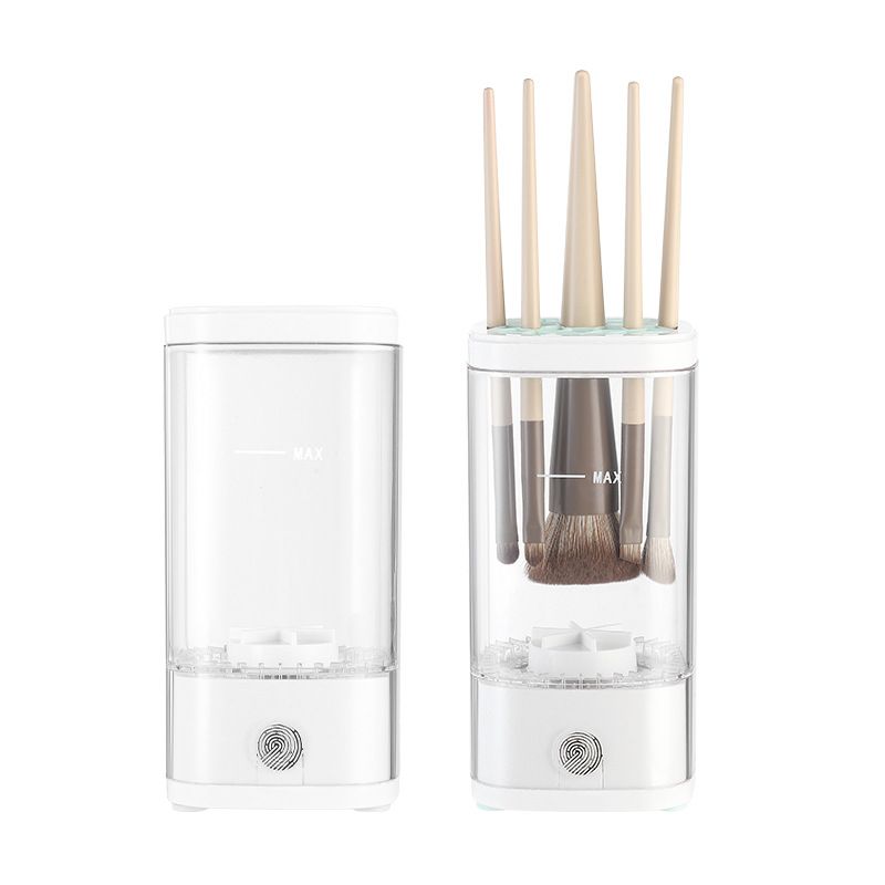 Electric Makeup Brush Cleaner, Multi-Functional Cosmetic Brush Cleaner, Portable Automatic Makeup Brush Cleaning Solution With Dryer-Holder, Charger, USB-C cable, Beauty Gift for Women - Image 1