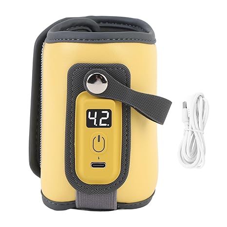 Bottle Warmer, Baby Milk Warmer with 5-Speed Temperature Control, Stable Constant Warming with LED Display, USB Powered with , Suitable for Home and Travel - Image 2