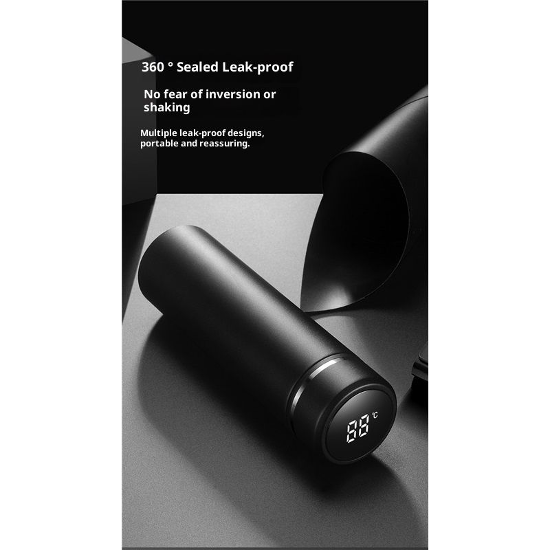 500ml Water Bottle with LED Temperature Display,  Vacuum Insulated Water Bottle,316Stainless Steel  AutomotiveTravel Mug, Leak Proof Keep Cold and Keep Warm 12H - Image 3