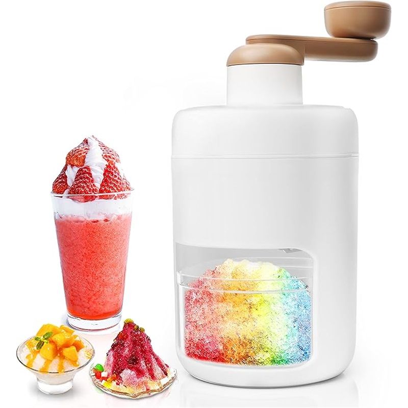 Shaved Ice Machines and Snow Cone Machine-Portable Ice Crusher and Shaved Ice Machine with Ice Cube Trays-BPA Free - Image 2