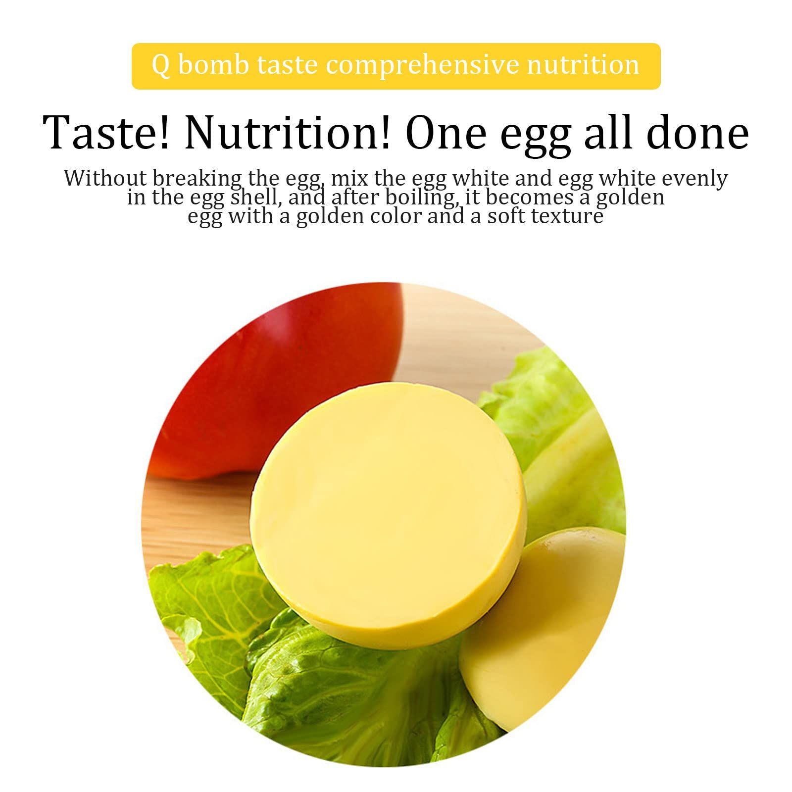 Portable Egg Scrambler Shaker Whisk Hand Powered Golden Egg Maker Eggs Yolk White Mixer Kitchen Gadgets for Mixing the Egg - Image 4