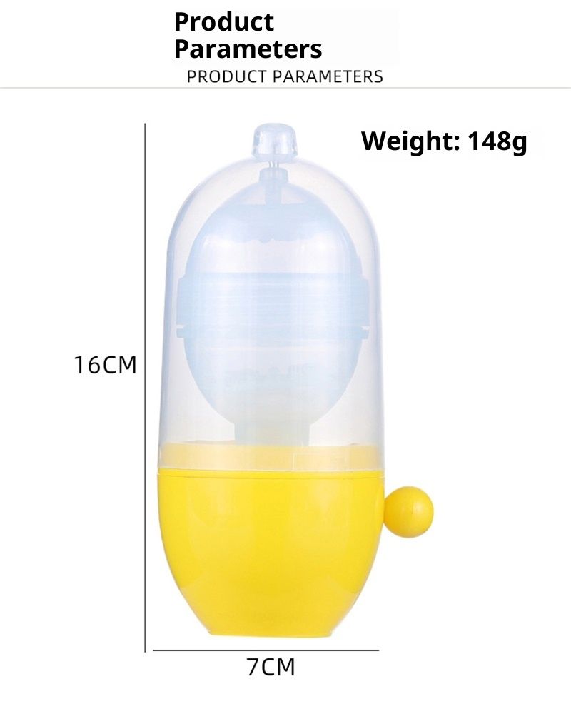 Portable Egg Scrambler Shaker Whisk Hand Powered Golden Egg Maker Eggs Yolk White Mixer Kitchen Gadgets for Mixing the Egg - Image 5