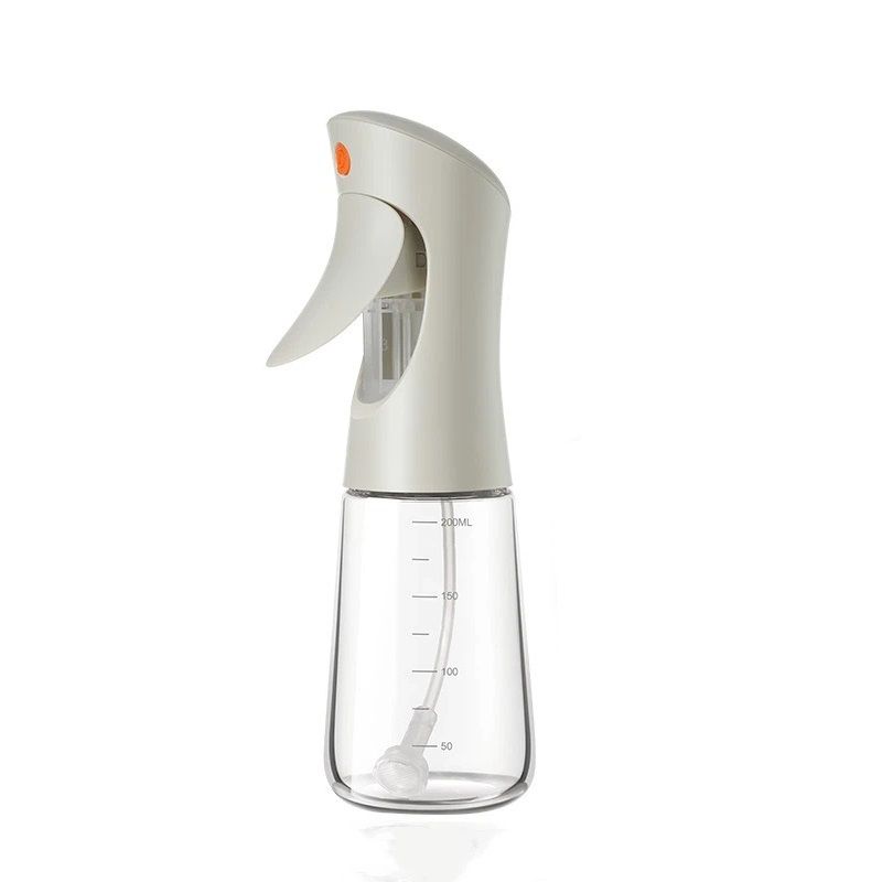 Olive Oil Sprayer for Cooking Glass,200ml Oil Dispenser Bottle , Spray Bottles Oil Dispenser for Kitchen, Kitchen Gadgets for Salads, white - Image 1