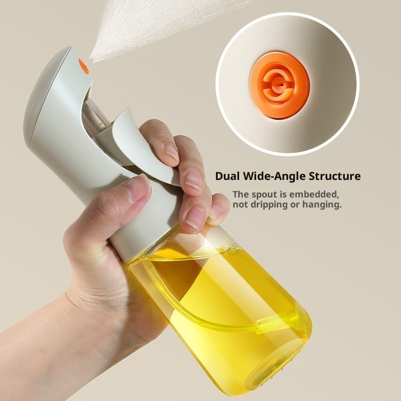 Olive Oil Sprayer for Cooking Glass,200ml Oil Dispenser Bottle , Spray Bottles Oil Dispenser for Kitchen, Kitchen Gadgets for Salads, white - Image 3