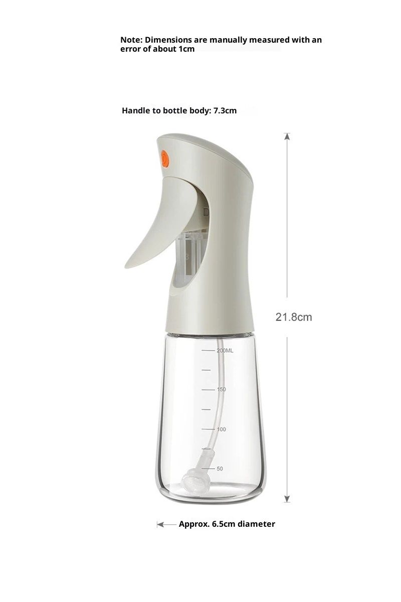 Olive Oil Sprayer for Cooking Glass,200ml Oil Dispenser Bottle , Spray Bottles Oil Dispenser for Kitchen, Kitchen Gadgets for Salads, white - Image 5