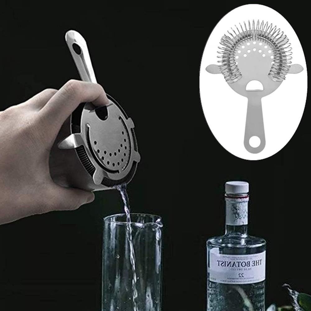 1 Pack of Cocktail Strainer Stainless Steel Bar Cocktail Strainer Filtering Tool for Bar Restaurant Home - Image 4