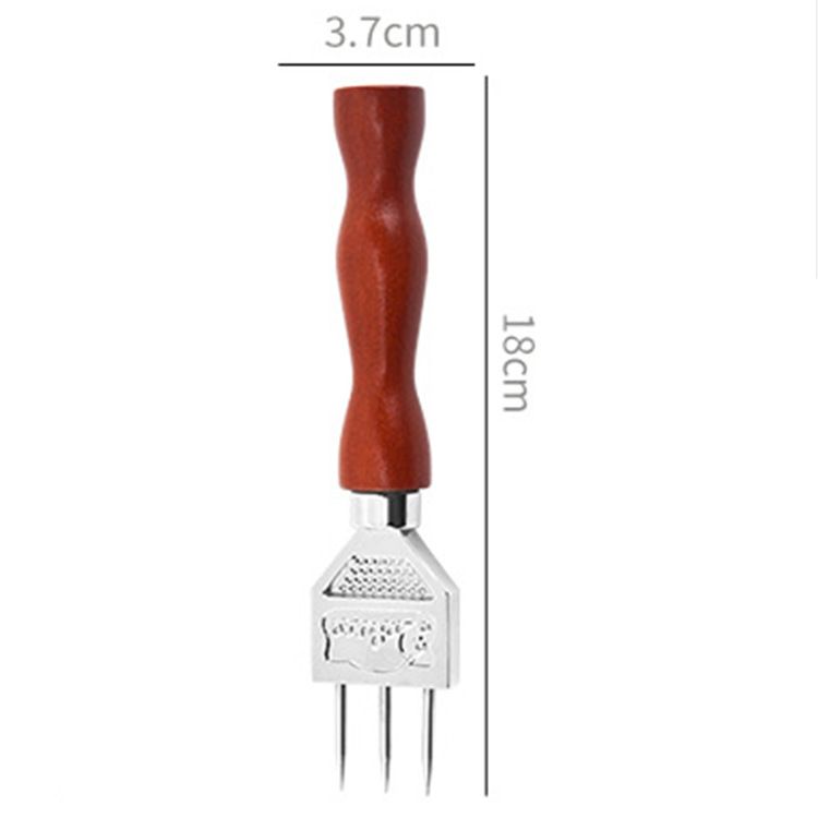 Ice Pick Stainless Steel with Safety Wooden Handle for Kitchen Tool, Bartender, Restaurant, Picnics, Camping, Japanese Style Ice Crushers for Home Use, Ideal for Bars and Families, 7.1 Inch - Image 1