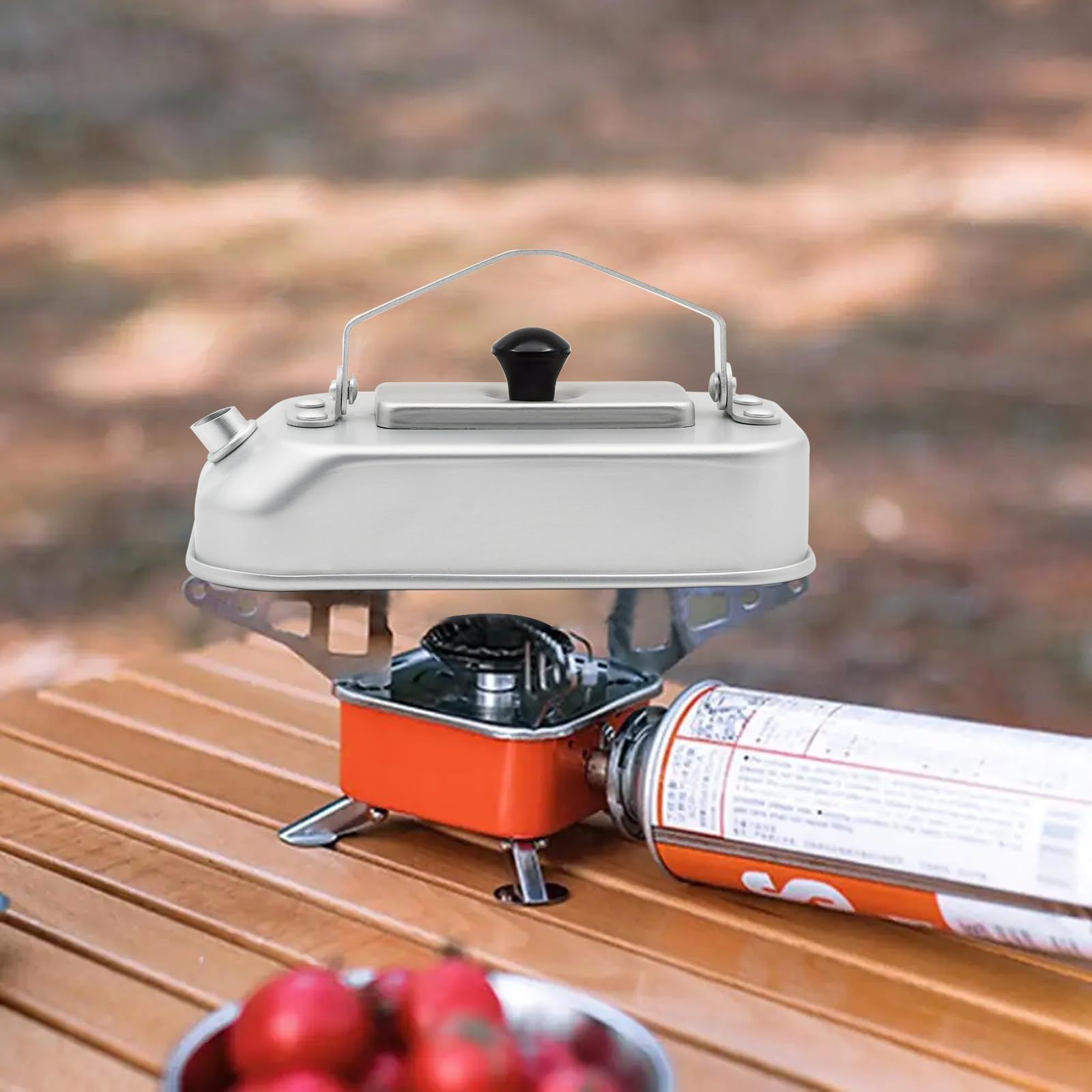 Aluminum Kettle, Solo, Lightweight, 0.3L Outdoor Camp Kettle Silver Open Fire Camping Hiking Backpacking - Image 3