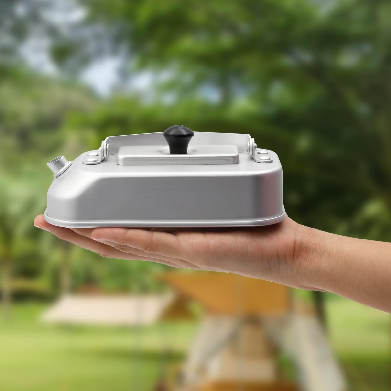 Aluminum Kettle, Solo, Lightweight, 0.3L Outdoor Camp Kettle Silver Open Fire Camping Hiking Backpacking - Image 4