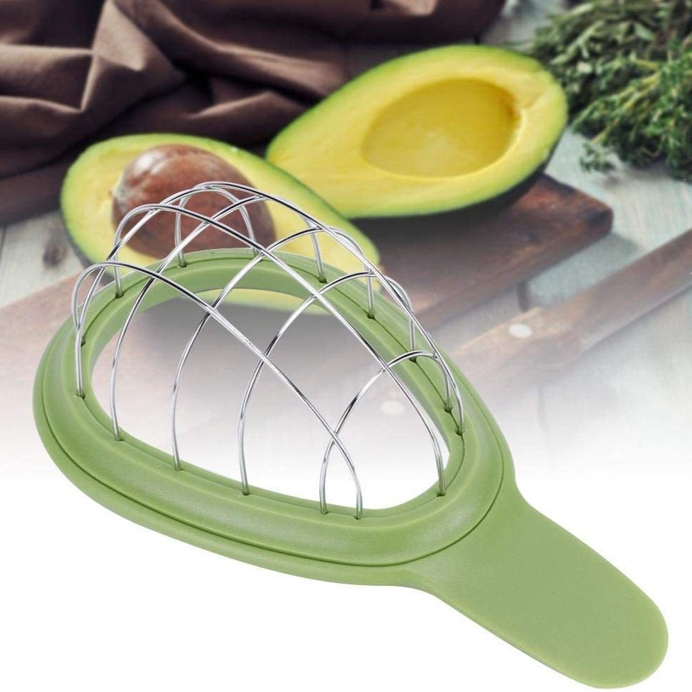2pcs Avocado Slicer Tool Inches Avocado Cuber Tool with Ergonomic Handle, Easy to Use and Clean, Food-Grade Plastic and Stainless Steel, Good for Salads, Guacamole, or Smoothie - Image 3