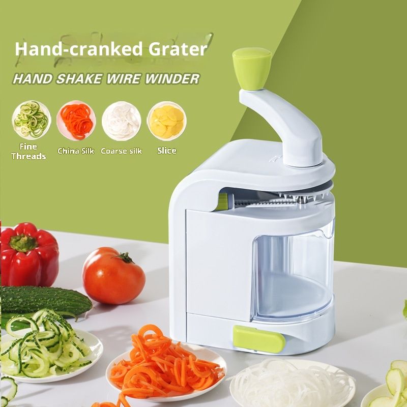 Vegetable Spiralizer Zucchini Noodles Maker – 4 Built-in Spiral Slicer Blade for Veggie Spaghetti Paste - Image 5