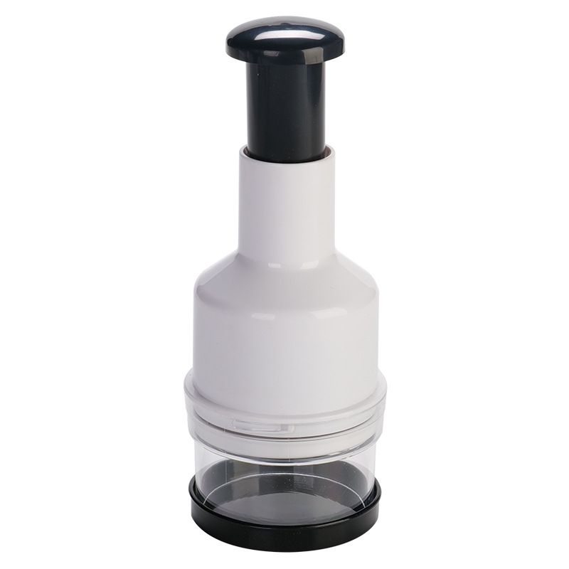 Vegetable Chopper, Food Chopper Manual Hand, Onion, Salad, Garlic, Nut & Veggie Cutter, Dishwasher Safe, White - Image 1