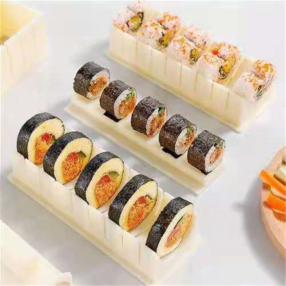 Sushi Maker, Sushi  Mold Set - Easy Sushi Making Kit, Help to Make Round Shaped Sushi，10-piece set - Image 2