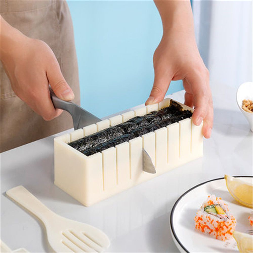 Sushi Maker, Sushi  Mold Set - Easy Sushi Making Kit, Help to Make Round Shaped Sushi，10-piece set - Image 3