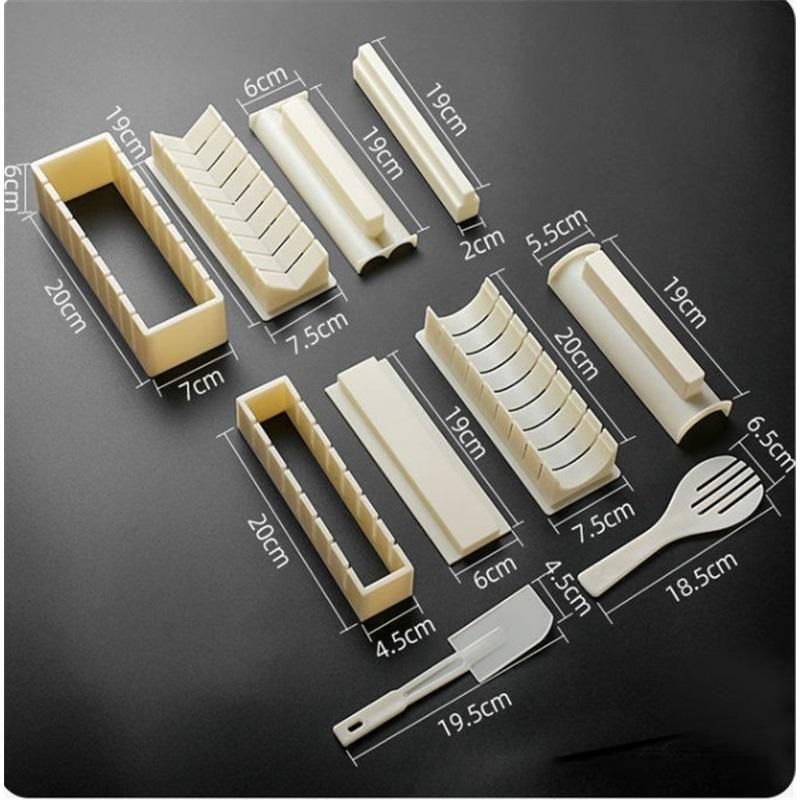 Sushi Maker, Sushi  Mold Set - Easy Sushi Making Kit, Help to Make Round Shaped Sushi，10-piece set - Image 5