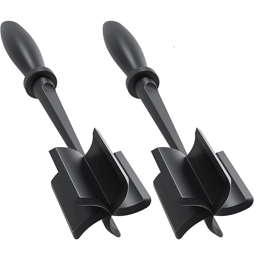 2 Pcs Meat Chopper, Upgrade Hamburger Smasher, Premium Heat Resistant Meat Masher for Ground Beef, Ground Turkey and More, Non Stick Mix Grinder - Image 1