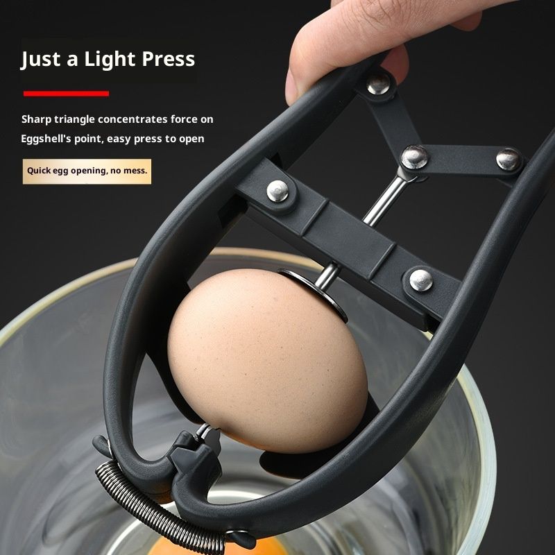 Stainless Steel Egg Separator Automatic Egg Cracker for Raw Egg White Separator Tool Handheld Egg Opener Easy Eggshell Cutter Creative Kitchen Gadget Tool - Image 2