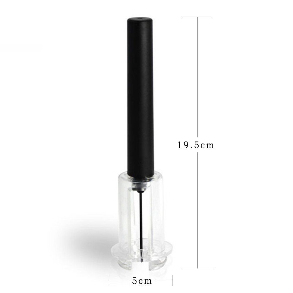 4 in 1 Wine Opening Set,Air Pressure Pump Wine Bottle Opener,Easy Cork Remover Corkscrew,Corkscrew Wine Opener Wine Opener Aluminum Alloy Handle(black) - Image 5
