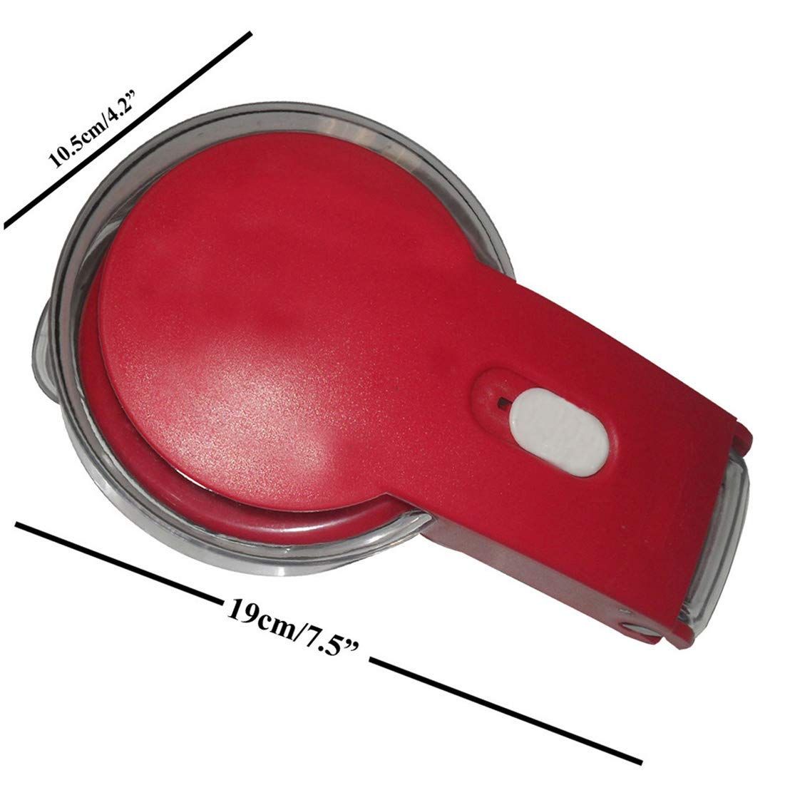 Kitchen Aid Cherry PitterDeluxe Multi Fruit Pit Corer Core Cutter Remover Prep Helper Machine Mason Jar Tool Gadget Red for 6 Cherries Plums Olives Berries - Image 5
