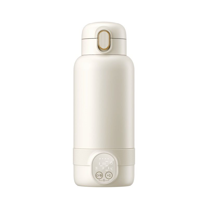 Portable Bottle Warmer for Travel, Fast Heating in for Breast Milk and Formula, with LED Display, Large Capacity, Baby Bottle Warmer with Temperature Control - Image 1
